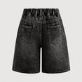 thumbnail image 3 of Girls Denim Shorts Summer Loose Fit Casual Comfortable Breathable Lightweight Fashion Jeans For Big Kids Teens, 3 of 5
