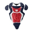 thumbnail image 4 of Wilson C200 Youth Baseball Catcher's Gear Kit - Navy/Scarlet (Ages 7-12), 4 of 7