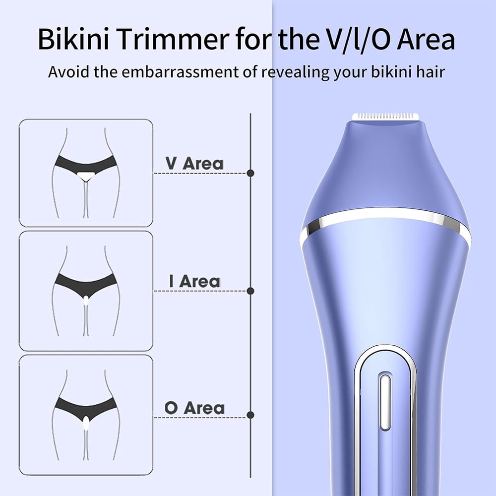 7 in 1 Hair Removal for Women Epilator Female Bikini Trimmer Body Electric Shaver Face Razor for Legs Arms Armpit