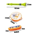 thumbnail image 2 of FUTUREORYY 6pcs Portable Harmonica Set Fun Music For Includes Flutes Tablas Harmonica For Early Education Family Playtime, 2 of 8