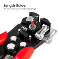 thumbnail image 4 of Pelacables KAIWEETS, autoajustable, 3 en 1, 10-24 AWG, 4 of 7