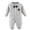 Grey, variant on AWZXDE Girls casual bodysuits Toddlers Girl Romper Girls Jumpsuits Coverall Outfits Bow Embroidery Long Sleeve Warm Padded For Fall Winter Formal Daily Outfits White - 3-6 Months