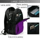 thumbnail image 4 of Balery Purple Mochila con carga USB para hombre y mujer - Mochila impermeable y antirrobo para laptop con puerto USB para viajes, trabajo, 4 of 7