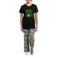 thumbnail image 4 of CafePress - Start In The Morning Pajamas - Women's Short Sleeve Print T-Shirt and Pants Dark Cotton Pajama Set, 4 of 7