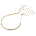 thumbnail image 1 of 1 Pc Diadema de flecos de tres filas de strass para mujeres y niñas en tono dorado, 1 of 6