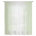 thumbnail image 2 of Light Green Ombre Sheer Curtains 54 Inches Long, Modern Gradient Abstract Art Light Filering Curtains, Breathable Simi Curtain Privacy Drapes for Kitchen Bathroom Nursery Small Window Treatment, 2 of 9