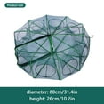 thumbnail image 3 of Portable Folding Fishing Net Trap, 12 Holes Automatic Hexagon Umbrella Fish Cage for Crawfish, Shrimp, Minnow, Crab, and Bait, Durable Nylon Mesh & Bold Reinforced Frame, 3 of 9
