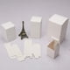 thumbnail image 3 of Caja de regalo pequeña blanca, embalaje de cartón de 350G, paquetes cuadrados de papel en blanco, varios tamaños, venta al por mayor, 50 unidades por lote, 3 of 3