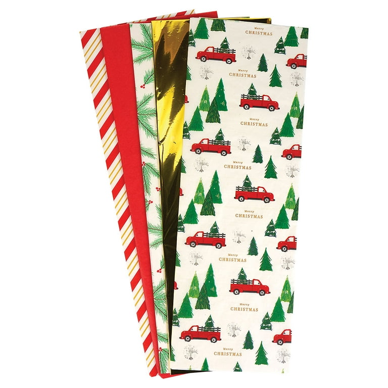 Christmas Tissue Paper Printed and Solid for Decoration and