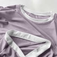 thumbnail image 4 of Naittoop Women Ribbed Knit Pajama Sets, 2 Piece Short Sleeve Top and Shorts Soft Pjs Sleepwear with Pockets Lounge Sets, 4 of 5
