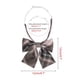 thumbnail image 2 of Lazos de moño preatados de cuadros Inspire Chic, lindos, elegantes y coloridos para mujeres, uniforme escolar, color taupe rosa, 2 of 6