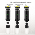 thumbnail image 4 of Wireless Electric Portable Coffee Machine for Car & Home Camping Coffee Maker 3in1 Capsule Powder Travel Coffee Maker,B, 4 of 7