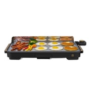 Beautiful XL Electric Griddle 12 x 22, Non-stick, Black Sesame by Drew Barrymore