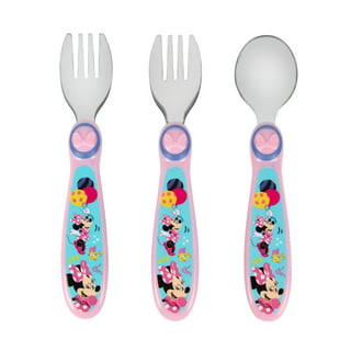 NeigeTec toddler utensils with travel case, baby spoon and fork