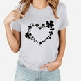 thumbnail image 1 of LSLJS T-shirt Imprimé pour la Saint-Patrick pour Femmes avec Col Rond et Manches Courtes, Cadeaux pour Femmes, 1 of 3