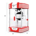 thumbnail image 3 of Costway 3.5 Oz Popcorn Machine with Stainless Steel Kettle, Halogen Light, Kernel Oil Scoops, 3 of 10