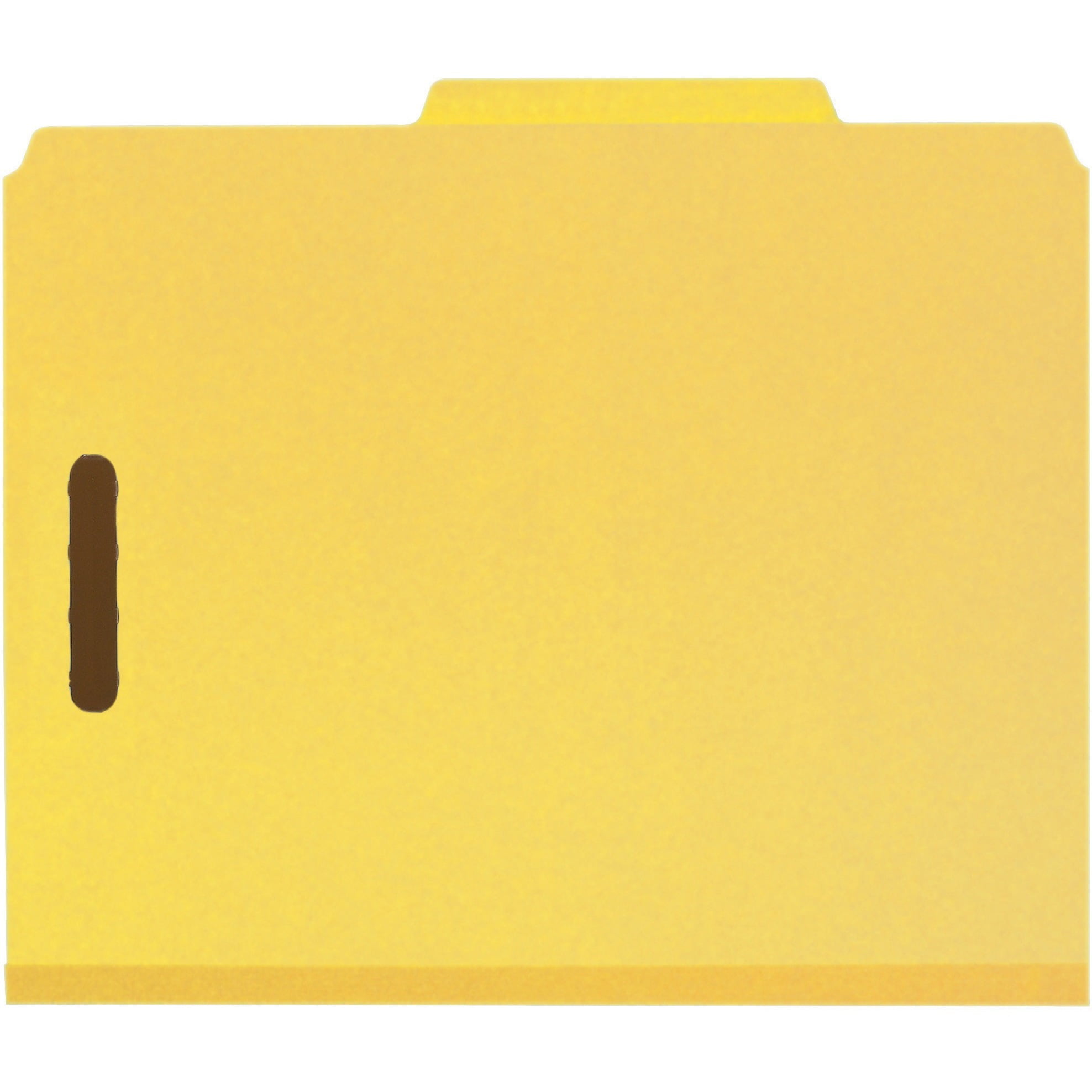 Smead, SMD14064, 100% Recycled Classification Folders, 10 Per Box, Yellow