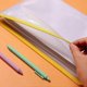 thumbnail image 5 of A4 Plastic Zipped Wallets Bags, Document Folder File Zipper Bags Plastic Zip, 5 of 5