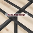 thumbnail image 5 of Senfot 10 Inch Twin Size Metal Platform Bed Frame, Noise Free Mattress Foundation With Steel Slats Supports,Heavy Duty Bed Frame With Storage, 1000 Lbs Capacity, No Box Spring Needed,Black, 5 of 9
