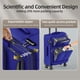 thumbnail image 5 of Juego de equipaje SHOWKOO Softside, expandible y ligero, azul, 3 piezas, 5 of 6