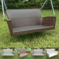 thumbnail image 2 of Kingston Resin Wicker/Steel Contemporary Hanging Swing, 2 of 5