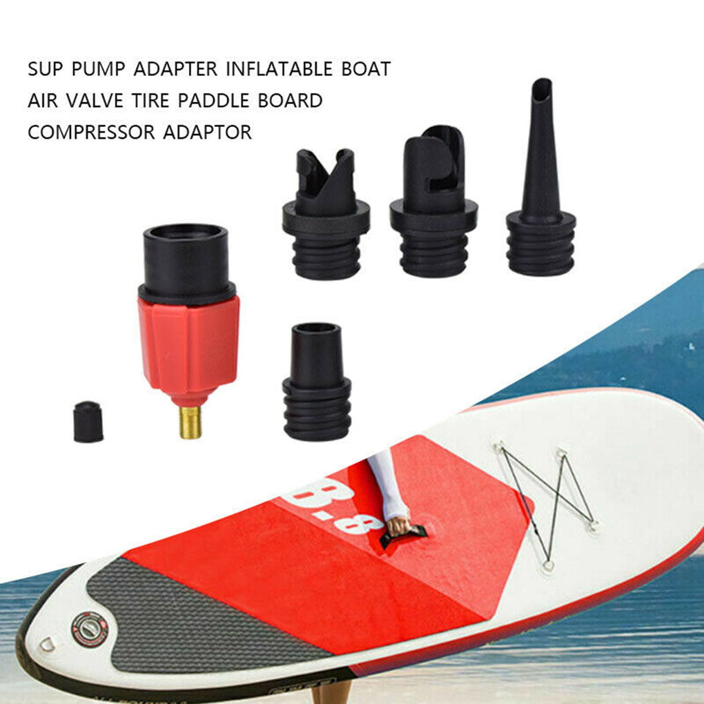 Sup Pump Adapter Inflatable Boat Acc Paddle Surf Board Air Valve with Nozzles