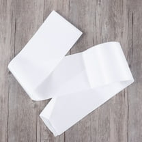 GAXIRE White Satin Sash 1 Set Plain Elegant Ribbon for Wedding Party Decoration
