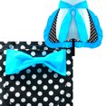 thumbnail image 2 of unbranded Delantal De Medio Cuerpo Para Mujer En Azul Con De Puntos Y Lazo Ajustable, 2 of 8