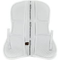 thumbnail image 2 of ECP Cotton Correction Contoured Half Saddle Pad - Memory Foam Pockets White, 2 of 5