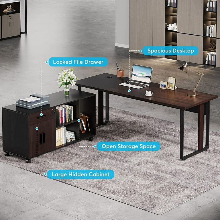 Open Plan Large Desk, Modern Furniture
