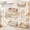 Taupe, variant on Baby Diaper Caddy 3-Tier Rolling Storage Cart with Detachable Dividers, Baby Bottle Organizer Nursery Storage for Bedroom & Living Room Taupe