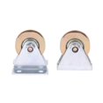 thumbnail image 5 of 1 Set Bracket Pulley 6mm Wire Rope Pulley Fixed Roller Over-line Hanging Wheel Guide Wheel U Wheel 64*32*8, 5 of 5