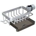 thumbnail image 1 of Buy 2 get 10% off ! Kitchen Sink Faucet Organizer, Dish Sponge Holder Over Faucet Kitchen Sink Caddy Organizer, Multifunction Organizer Rack For 0.7-1.1inch Round Water Pipe, 1 of 5