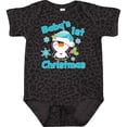 thumbnail image 3 of Inktastic Baby's 1st Christmas with Cute Penguin and Snowflakes Boys or Girls Baby Bodysuit, 3 of 5