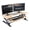 Light Wood/Black, variant on VIVO Dark Walnut Height Adjustable Extra Wide 42" Stand Up Desktop Converter