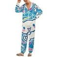 thumbnail image 2 of Cinnamoroll Unisex Onesie Pajamas Zipper Jumpsuit Hooded One Piece Sleepwear for Family Mens Womens, 2 of 8