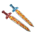 thumbnail image 4 of Épée Jouet, Épée en Plastique Gonflable PVC 2 Pcs Jeu de Simulation pour Natation d'Été pour Enfants de Plus de 3 Ans, 4 of 8