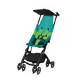 thumbnail image 1 of gb Pockit Air All Terrain Ultra Compact Lightweight Travel Stroller with Breathable Fabric, Laguna Blue, 1 of 2