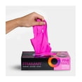 thumbnail image 2 of Framar Pink Paws Nitrile Gloves Large 100/Box, 2 of 6