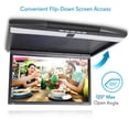 thumbnail image 2 of PYLE Vehicle Flip-Down Display Screen - Roof Mount Monitor with 1080p Support, HDMI/USB/Micro SD/IR/FM Transmitter (17.3’’ -inch Display), 2 of 5