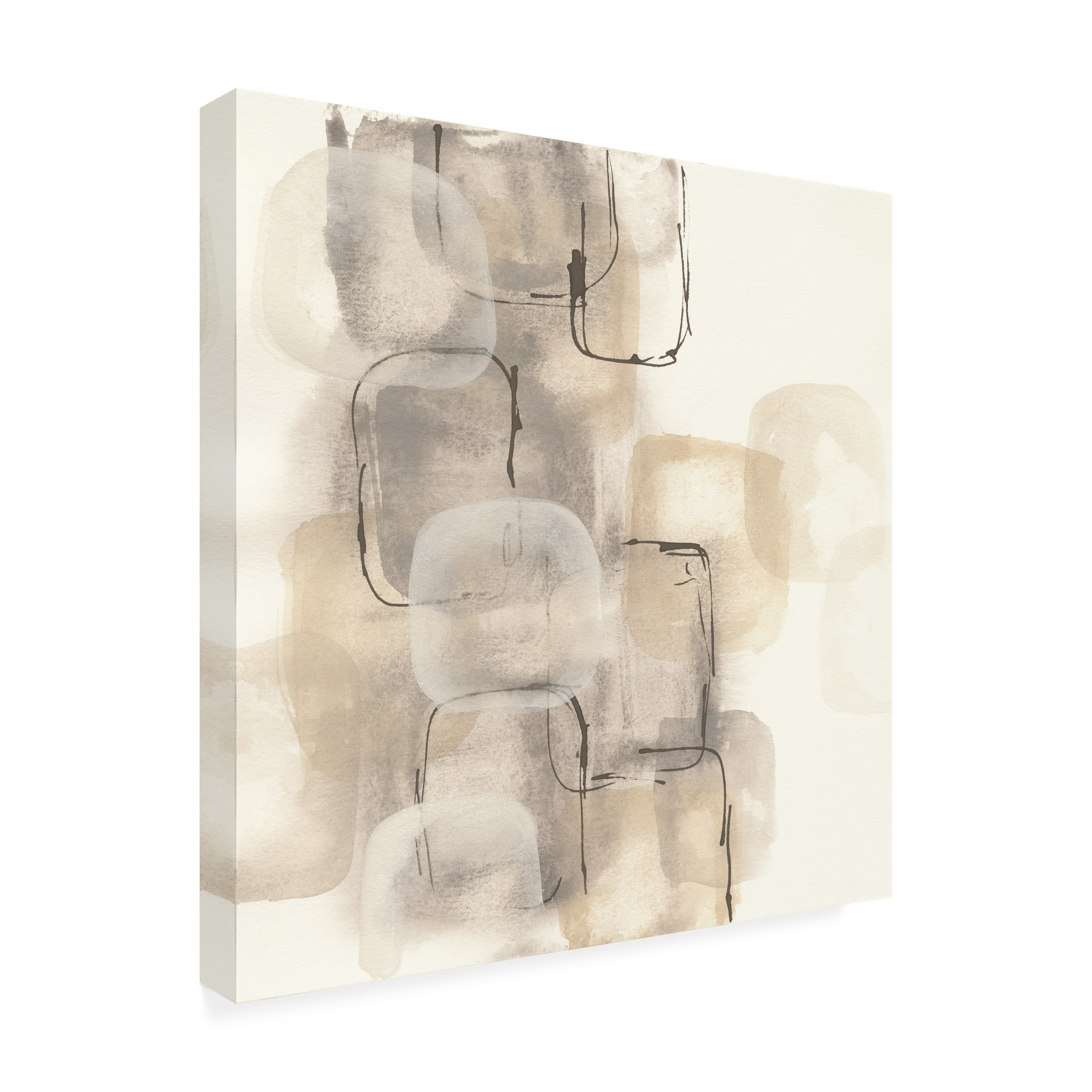 Trademark Fine Art 'Neutral Stacking II' Canvas Art by Chris Paschke