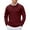 Wine, variant on Wool Blend Long Sleeve Sweatshirt, Casual Round Neck Loose Knit Pullover for Adults, Fall Winter Fashion Top for Holiday Gatherings and Daily Wear,Dark Green,L