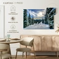 thumbnail image 5 of Elephant Stock Ski Away Wall Art - Horizontal Canvas Wall Art - Living Room Wall Decor - Sports Canvas - Blue And Green Decor - 12" x 8", 5 of 8