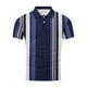 thumbnail image 3 of Mens Manga Corta Botón Abajo Camisas con Bolsillo Pulover Botón de Impresión de la Camisa de Solapa de Poliéster Cuello de Vuelta, Blusa Casual para Hombres, 3 of 5