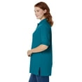 thumbnail image 3 of Woman Within Plus Size Elbow-Sleeve Polo Tunic, 3 of 6
