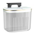 thumbnail image 2 of SSZMDLB under $5 Kitchen Trash Can Wall Mounted Waste Bin with Lid Small Garbage Bin Bathroom Trash Can Plastic Waste Basket for Household Kitchen Bathroom Bedroom, 2 of 6
