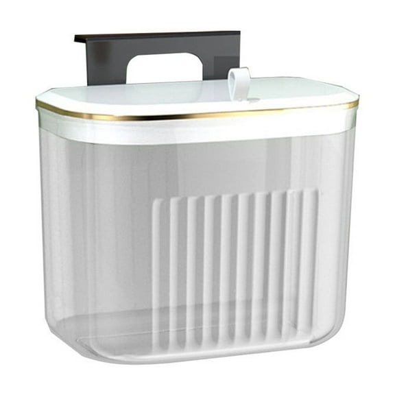 Vikakiooze Kitchen Waste Bin Wall-mounted Suitable For Household Bathroom Kitchen Bedroom With Lid Waste Basket Kitchen Waste Special Storage Bin
