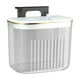 thumbnail image 5 of Bote de basura de pared montado adecuado para hogar, baño, cocina, dormitorio con tapa, basurero con tapa especial para almacenamiento de basura de cocina, 5 of 6