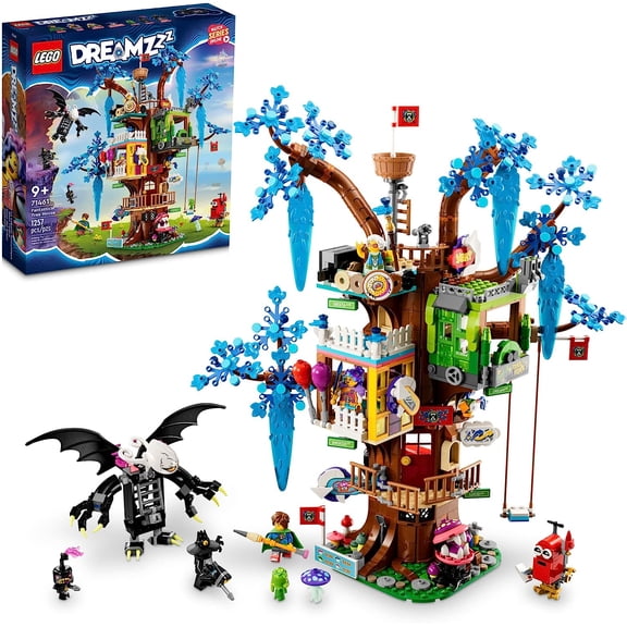 LEGO DREAMZzz Fantastical Tree House Features 3 Detailed Sections for The Heroes of New DREAMZzz TV Show, Building Toy for Kids Ages 9 with Big Imaginations