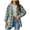 Green, variant on Elabch Shacket Jackets for Women Plaid Hoodies Flannel Shacket Jacket Thin Long Sleeve Button Down Boyfriend Shirt Jacket with Pocket Pink 2XL